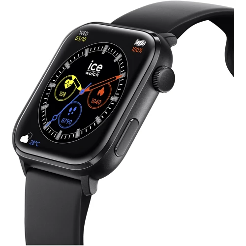 Смарт-часы Ice-Watch ICE Smart Two Black: Особенности Голосовой помощник, Влагозащищенные, Функция звонка, Динамик (громкая связь), Встроенный микрофон, Большой экран