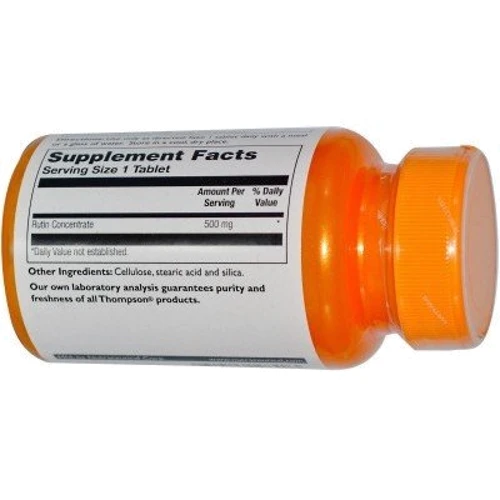Thompson Rutin 500 mg 60 Tabs Рутин: Тип Рутин