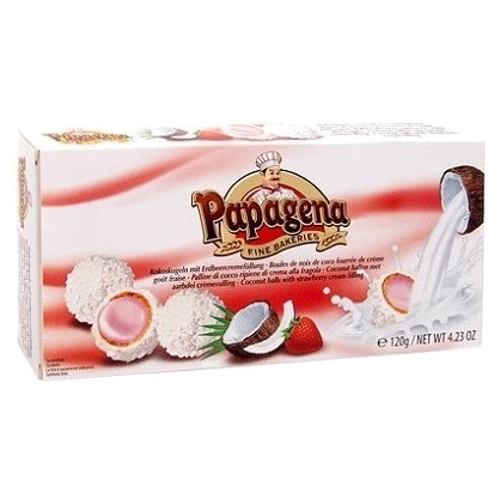 Цукерки Papagena Strawberry 120 г (DL12493): Вага, г 120