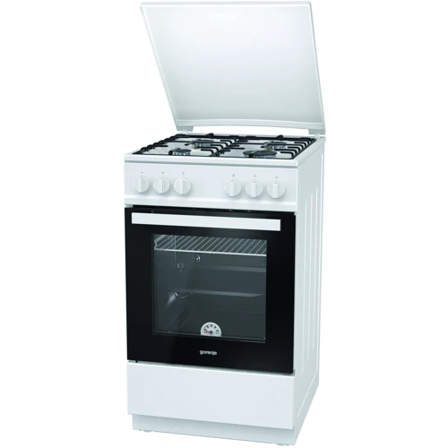 Газова плита Gorenje G5111WH-B: Тип варильної поверхні газова