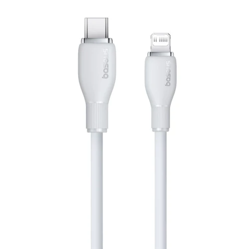 Кабель Baseus Cable USB-C to Lightning Pudding Series Fast Charging Cable 20W 2m White (P10355701221-01): Тип USB-C - Lightning