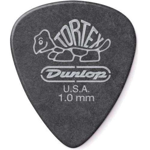 Медіатор Набор медиаторов DUNLOP 488R1.0 TORTEX PITCH BLACK Refill