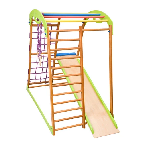 Детский спортивный комплекс для дома SportBaby BabyWood фото 4