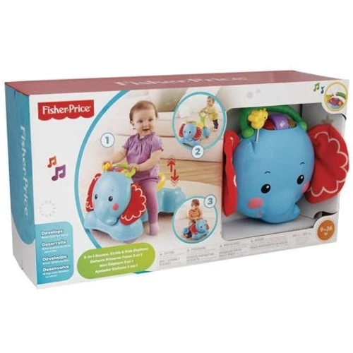 Ходунки-слоненок 3в1 Прыгай, шагай и едь Fisher-Price (CBN62) фото 4