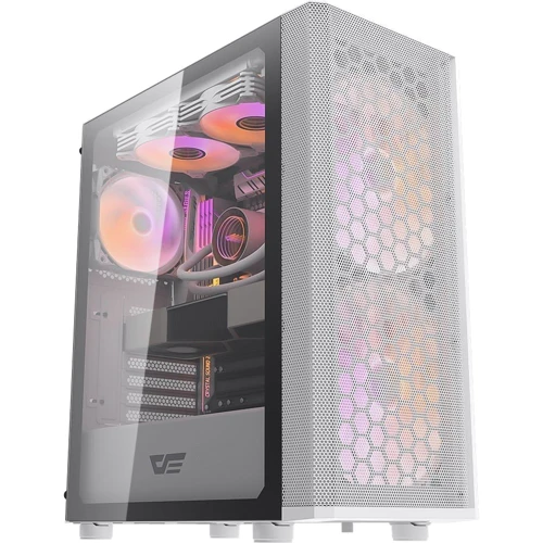 Корпус DarkFlash DK360 White: Типоразмер Midi-Tower