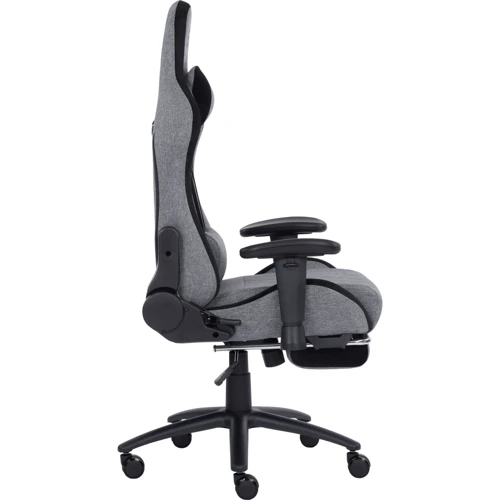 Ігрове крісло GT Racer X-2534-F Fabric Gray/Black Suede	 фото 4