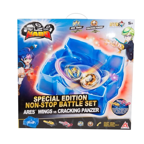 Набір Auldey Infinity Nado V Special Edition Battle Set Крила Ареса проти Швидкого Панцера (Ares' Wings vs Cracking Panzer) (EU634801)