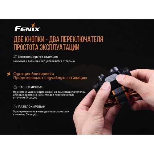 Ліхтар туристичний Fenix HM65R + ліхтар універсальний Fenix E-LITE фото 20
