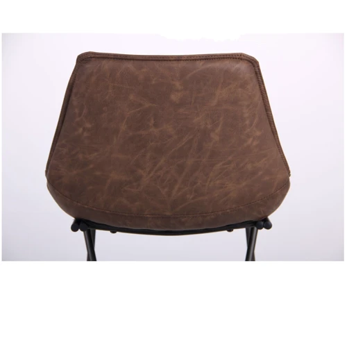 Стул барный Custer gunmetal, cowboy Coffe/Dark Brown фото 8