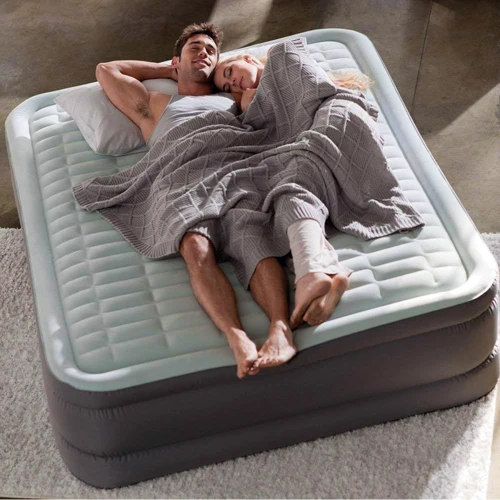 Надувний матрац Intex PremAire Bed (64484): Матеріал ПВХ з велюровим покриттям