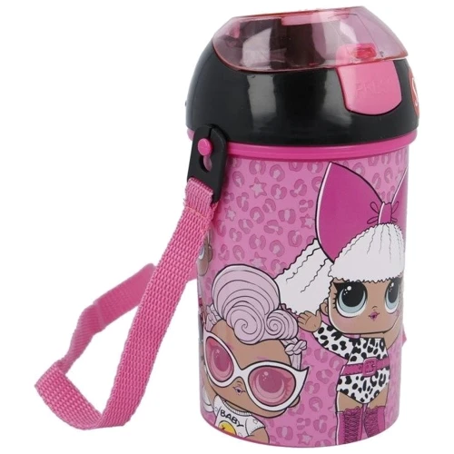 Пляшка для води дитяча Stor LOL Surprise - Rock On Pop Up Canteen 450 ml (Stor-16869): Тип Бутылка