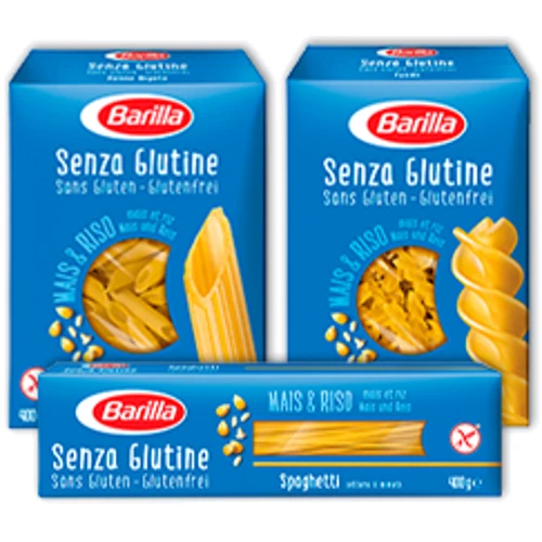 Макарони Barilla Penne rigate (без глютену) 400 г (WT4135): Вага нетто 400 г