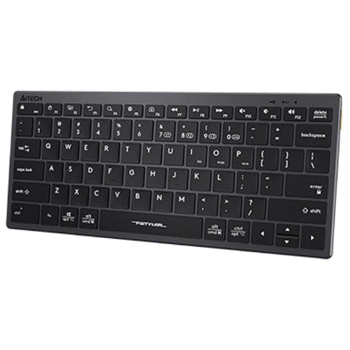 Клавіатура A4Tech FBX51C Wireless/Bluetooth Grey (FBX51C Grey): інтерфейс підключення Wireless (радио интерфейс)