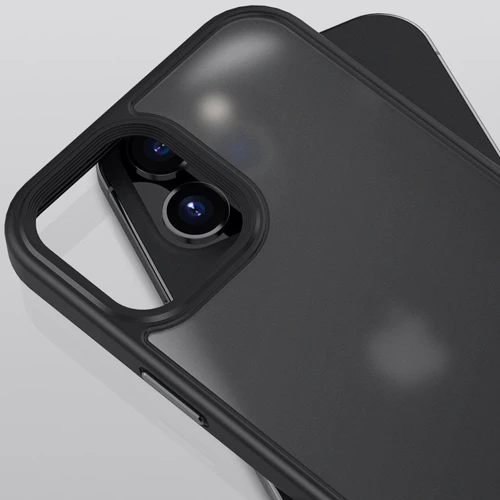 Чехол для iPhone Mobile Case TPU+PC Metal Buttons Black for iPhone 12 Pro Max фото 5