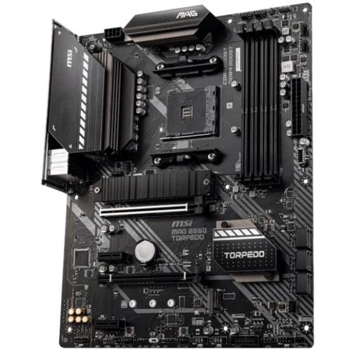 MSI MAG B550 TORPEDO: Роз'єми на платі PCI Express x1, SATA 3.0, M.2
