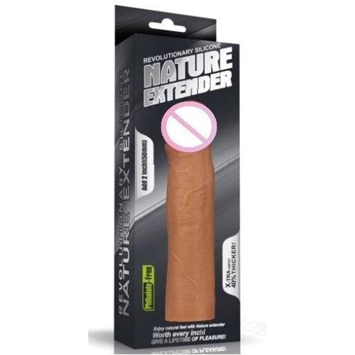 Насадка на член LoveToy Revolutionary Silicone Nature Extender 2"