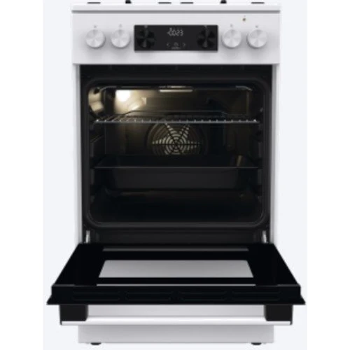 Плита комбинированная Gorenje GK5C40WH: Управление механическое, сенсорное