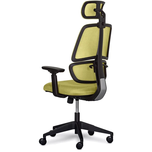 Офісне крісло Mealux Leo Air Plus Green (Y-546 KZ): Матеріал оббивки Ткань, С сеткой