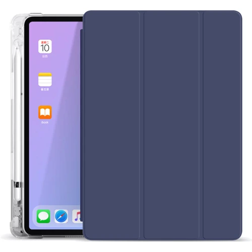 

BeCover Case Book Soft Tpu with Apple Pencil mount Deep Blue (705519) for iPad Air 2020/iPad Air 2022