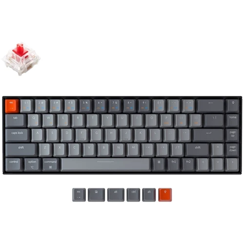 Клавиатура Keychron K6 68 Key Hot-Swap RGB Red (K6V1_KEYCHRON)