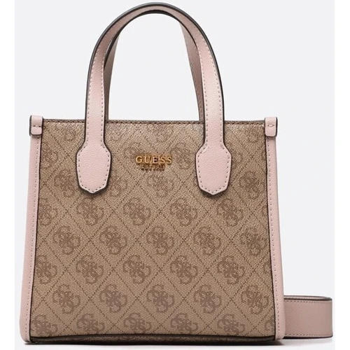 Жіноча сумка тоут GUESS SILVANA 2 CMPRTMNT MINI TOTE світло-коричнева (HWSN8665770-LLR): Тип Сумки