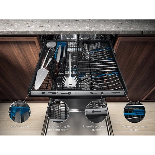 Встраиваемая посудомоечная машина Electrolux EEM69410W: Вместимость (комплектов) 15