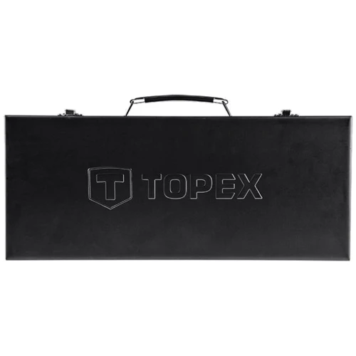 Набор торцевых головок с трещоткой Topex 38D850: Комплектация набора торцевые головки, воротки