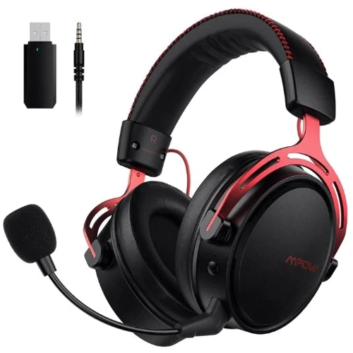Наушники Mpow BH415 Air 2.4G Black/Red