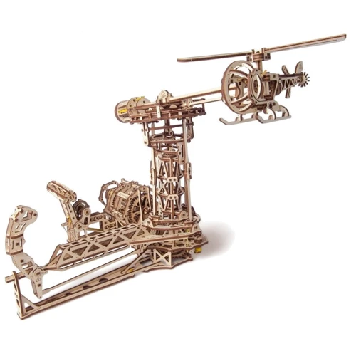Механічний 3D пазл Ugears Авіатор (70053) фото 4