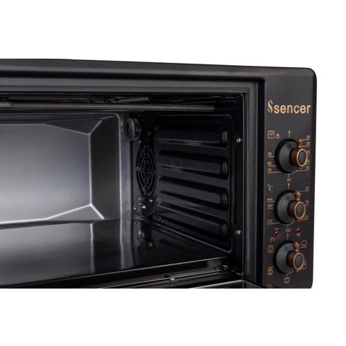 Электродуховка настольная SENCER MF 46E24 Matt Black Rustic фото 5