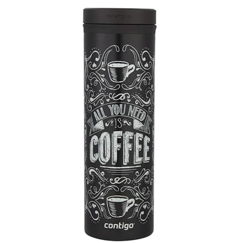 Термокухоль Contigo TwistSeal Eclipse 591 мл Black Coffee (2002764)
