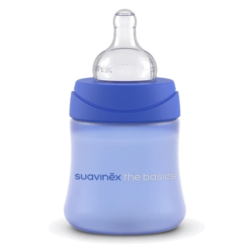 Бутылочка для кормления Suavinex Basics 150 мл 2 шт синяя (307605/3): Материал пластик