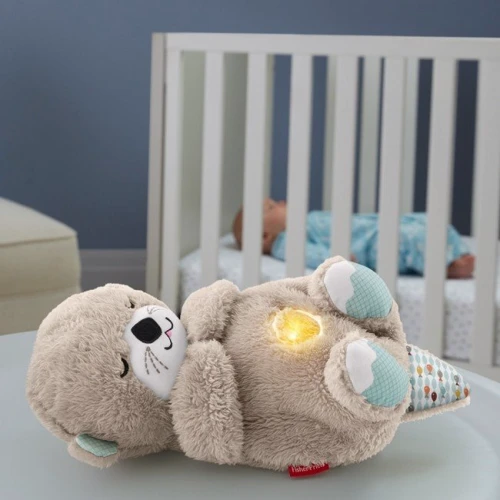 Мягкая игрушка ночник Fisher-Price Сказочные сны выдренка (FXC66): Установка На кроватке