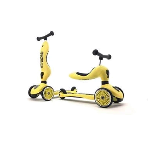 Самокат Scoot&Ride серии Highwaykick-1 лимон, до 3 лет/20кг: Количество колес 3