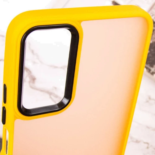 Чехол для телефонов Epik TPU+PC Lyon Frosted Case Orange for Oppo A57s / A77s: Материал TPU (термополиуретан) и поликарбонат
