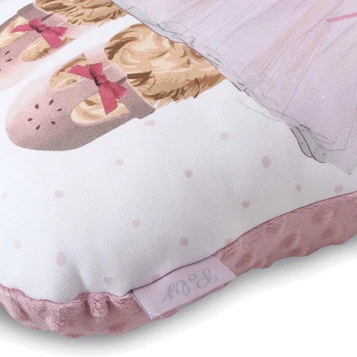 Подушка Ceba baby Cuddie Fluffy Puffy Poly розовая для девочки (50 W-852-132-681) фото 5