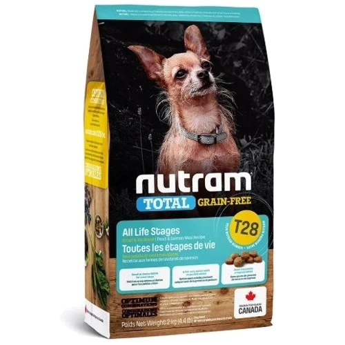 Сухий корм Nutram Total GF для собак малих порід з лососем та фореллю 2 кг (T28_(2kg))