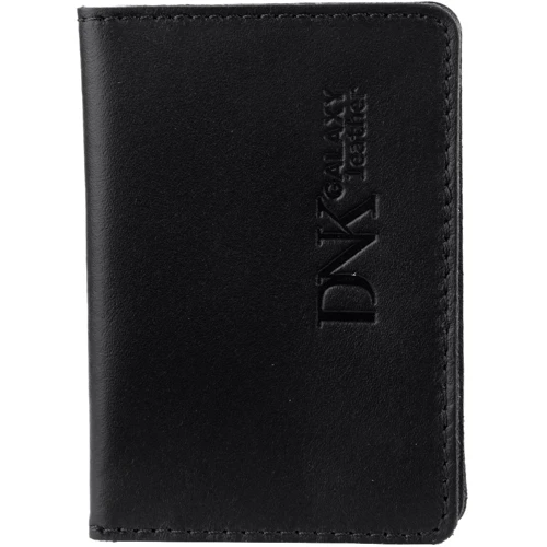 Чоловіча обкладинка для ID-паспорта DNK Leather чорна (DNK-mini-oknoR-colJ): Стать Мужской