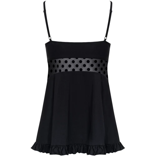 Комплект Obsessive Dotina babydoll, S/M