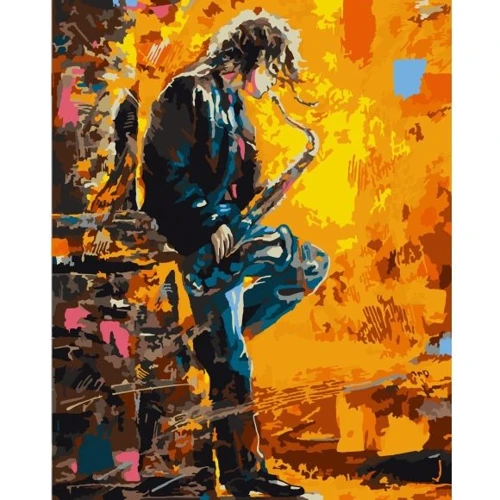 Картина за номерами Art Craft Саксофоніст 40х50 см (10324-AC)