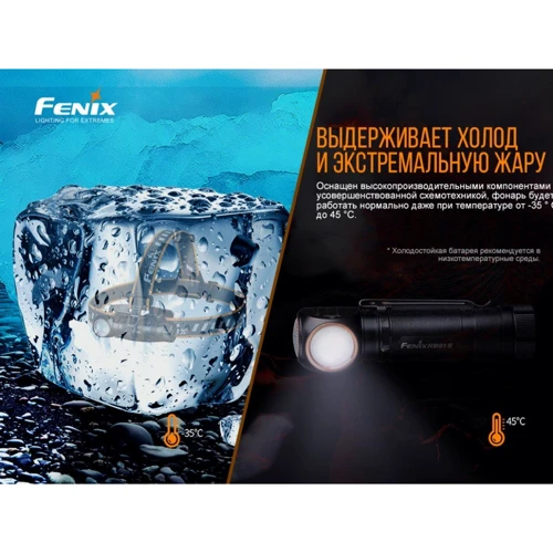 Фонарь туристический Fenix HM61R + Складной нож Ruike S22 Коричневый фото 16