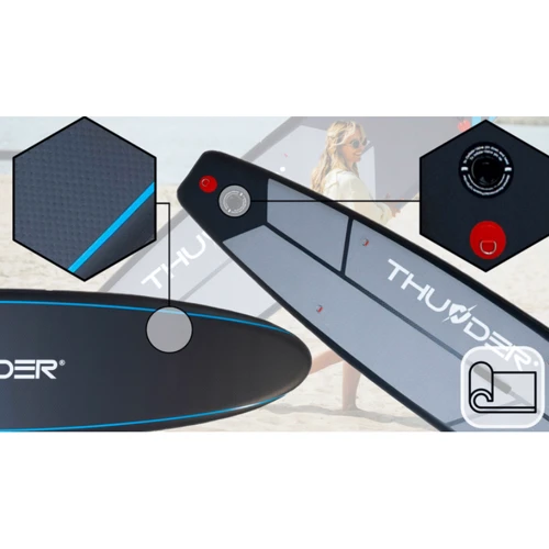 Надувна дошка SUP THUNDER STEEL BLUE 365 (STEEL BLUE) фото 3