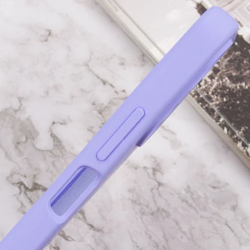 Чохол для телефона Lakshmi Premium Silicone Case з Logo Full Camera Dasheen для Xiaomi Redmi 13C / Poco C65: Колір сиреневый