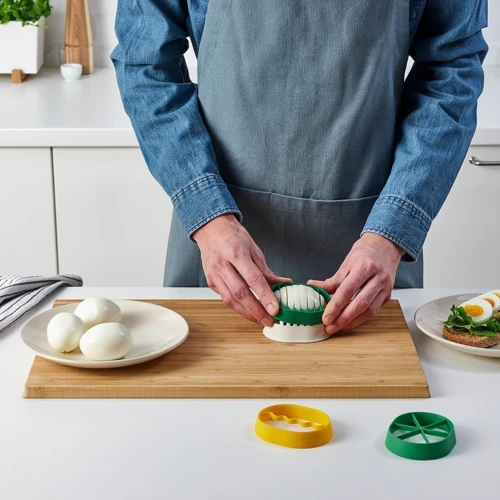 Набор яйцерезок ІКЕА UPPFYLLD разные цвета (50528688)