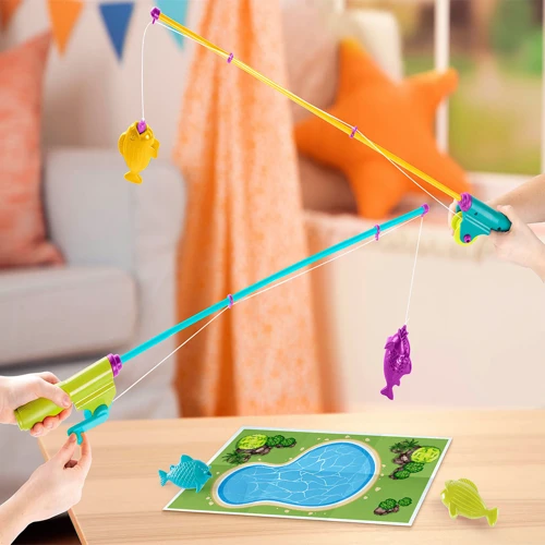 Ігровий набір Battat Lite - Магнітна рибалка S2 (2 вудки, 4 рибки) (BT2763Z)