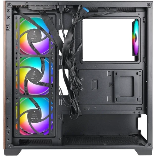 Корпус AZZA Neptune Black (CSAZ-491): Типоразмер Midi-Tower