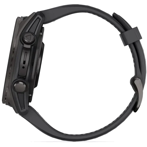 Смарт-часы Garmin Fenix 8 AMOLED 43mm Sapphire Carbon Grey DLC with Black/Pebble Grey Silicone Band (010-02903-21) фото 12