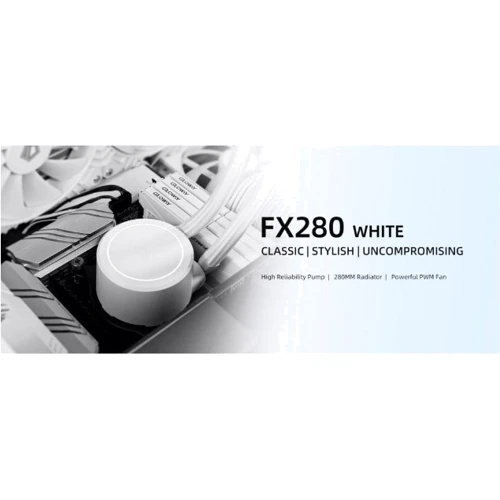 Кулер ID-COOLING FrostFlow FX280 White: Регулировка оборотов широтно-импульсная модуляция (PWM)