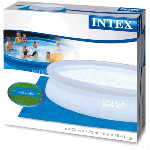 Подстилка для бассейна Intex 28048, 472 х 472 см, квадратная фото 9