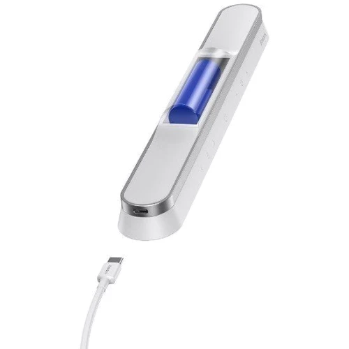 Офісна настільна лампа акумуляторна Baseus Magnetic Stepless Dimming Charging Desk Lamp Pro White (DGXC-02): Стиль Хай тек